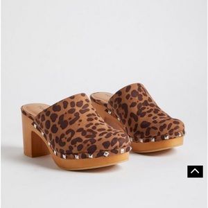 Platform Wooden Heel Mule (WW)